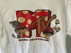 Mtv Mushrooms T-shirt Size M Viacom 2023 White