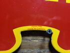 Vintage Coke Porcelain Flange Sign Old Coca Cola Restaurant Soda Beverage Drink