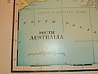 Vintage 1903 Map   South Australia   Old Original Cram Atlas