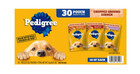Us Stock 3 5 Oz X 30ct  Pedigree Chopped Ground Dinner Wet Dog Food Variety Pack