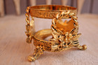 Vintage Gold Ormolu Cup Holder Hollywood Regency Mcm