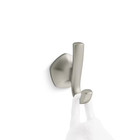 Sundae J-shaped Robe Hook In Vibrant Brushed Nickel