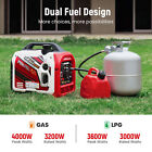 4000w Portable Super Quiet Dual Fuel Inverter Generator Bluetooth E-start