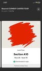 2 Tickets Beyonce Cowboy Carter Tour -7 4 Northwest Stadium -floor Seats- Row 25