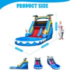 21x9x12ft Commercial Inflatable Water Slide Bounce House Splash Pool With Blower