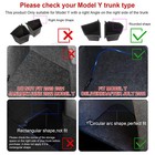Set Of 2 Trunk Side Box Storage Grocery Bin Cover Holder Fit Tesla Model Y 2022 