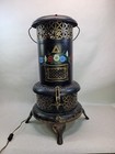 Vintage Antique 1530 Perfection Oil Kerosene Parlor Cabin Heater Floral Lamp