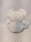 Fisher Price Puffalump  Mouse With Rattle Pink Bib Blue Stripes Vintage 1988
