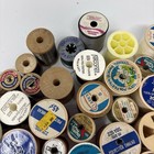   Lot Of 66   Vintage Wooden Spool Sewing Thread   Corticelli   More
