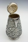 Peter Krider Philadelphia Repousse  Sterling Chocolate Pot 22 Oz
