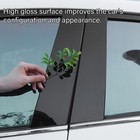 8pcs Black For Cadillac Ct5 2020-2023  Car Window Center Pillar Stickers Car Win