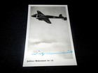 Ww2 German Luftwaffe Autograph - Willy Messerschmitt - Signed Postcard - Nice 