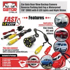 Car Rear View Backup Reverse Camera 170   Cmos 8 Led Hd Night Vision Waterproof