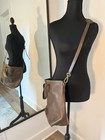 Madewell The Zip-top Transport Crossbody In Muted Olive Leather Purse