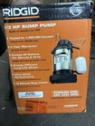 Ridgid 70058-rhd1 1 3 Hp Stainless Steel Dual Suction Sump Pump