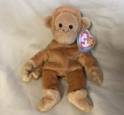 Ty Beanie Babies Monkeys Lot Of 4 W  Heart Tags Vintage Congo Cheeks Mooch Bongo