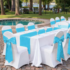 Pack Of 10 Satin Table Runners 12 X 108 Inch Long Wedding Sateen Bright Silk Smo