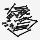 30pcs Computer Pc Fan Screws Kit For 6-32x30mm  M5x10mm  Black 