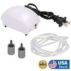 New Air Bubble Disk Stone Aerator Aquarium Fish Tank Pond Pump Hydroponic Oxygen