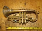 Antique Lyon   Healy Chicago Cornet W mouthpiece    No Serial     As Is