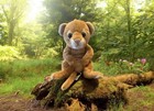 E j Classic Tan Brown Bean Bag Plush Lion Cub Baby Lioness Stuffed Animal Puma 