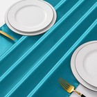 4 Pcs Teal Blue Satin Table Runner Wedding Party Banquet Decor 12x72 Inch