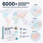 Dna Ancestry Test Kit  At-home Ethnicity Estimation  6000  Geographic Regions   