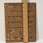 Vintage 1960   s Stenso Lettering Co - Lettering Guide Stencil No  12  1 2 Inch
