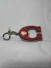Coach New York C With Studs Bag Charm Key Ring Vintage Rare New