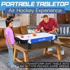 Serenelife 40  Air Hockey Table With Pucks And Pushers Accessories