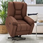Electric Power Lift Recliner Chair Sofa For Elderly Heated Vibration Massage Usb