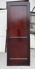 Reclaimed 32    Two-panel Solid Wood Door  Stained  Id66