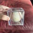 Nolan Ryan Signed Official Baseball With Case No Coa