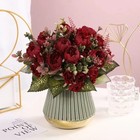 Silk Peony Artificial Fake Flowers Bunch Bouquet Home Wedding Party Decor Hot Us