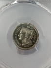 1868 Three Cent Nickel - Pcgs Pr64 Cam Proof Cameo 3cn