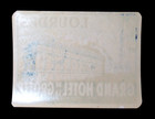 Authentic Old Vintage Grand Hotel De La Grotte Lourdes Luggage Label Sticker Og
