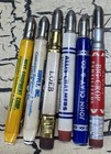 6 Vtg Bullet Pencils Mixed Lot Advertising Farm Supply Tractor Equipment