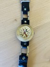 Vintage Gold Bradley Mickey Mouse Walt Disney Productions Swiss Manual Watch