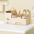 Makeup Organizer With Drawers large Cosmetic Storage Box countertop Skincare Org