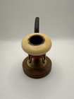 Vintage Estate Calabash Gourd Pipe With Meerschaum Block Bowl With Stand