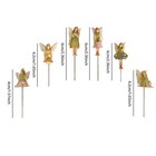 6pcs Mini Garden Fairies Figurines Mini Fairy Statue Garden Ornament Decoration