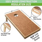 Gosports Solid Cherry And Pine Wood Construction Cornhole Boards - No Bean Bags