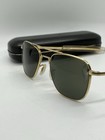 Vintage American Optical Ao 12k Gp 5-1 2 Pilot Aviator Sunglasses Authentic Rare