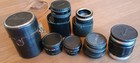 Lot Of Vivitar 7 Camera Lens   Converters - Made In Japan - Untested