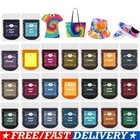 Fabric Dye 24 Colours Clothes Powder Pigments-tie Dye Permanent Tie Dye Powder