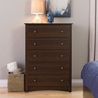  5 Drawer Brown 5-drawer Chest Chest Espresso Fremont