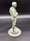 R  Tait Mckenzie 17     the Ideal Scout    Plaster Statue Green Finish Boy Scout