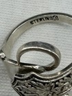 Vintage Sterling Silver Moncton Canada Souvenir Flatware Ring Adjustable Size