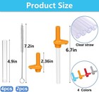Replacement Straws And Bite Valve For Zak Designs Kelso 15 Oz Water Bottle