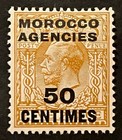 Travelstamps  Great Britain Offices In Morocco Stamp Scott  416 - 50c 5p Mogh